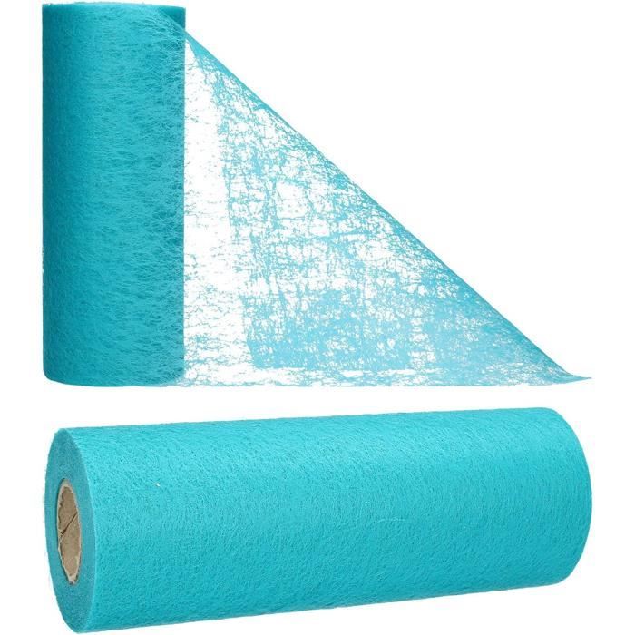 Chemin De Table En Non-Tissé AmaCasa - 15 Cm X 20 M Vert - Déco Table Baptême Mariage Fête - Polyvalent Et Léger