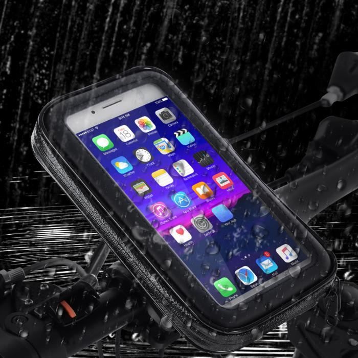 Support De Téléphone Portable Pour Vélo, Moto, Support Universel Pour Velo Ecran Tactile Etanche Avec Rotation A 360 Support Pour Telephone Portable Pour Smartphone Jusqua 67 89976725