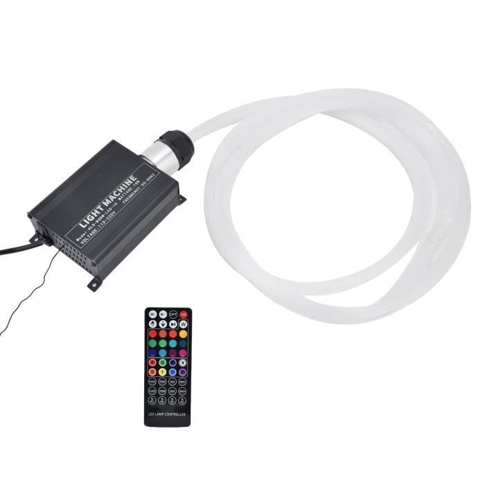 VGEBY Lampe à fibre optique Lumière à fibre optique RGBW avec kit de