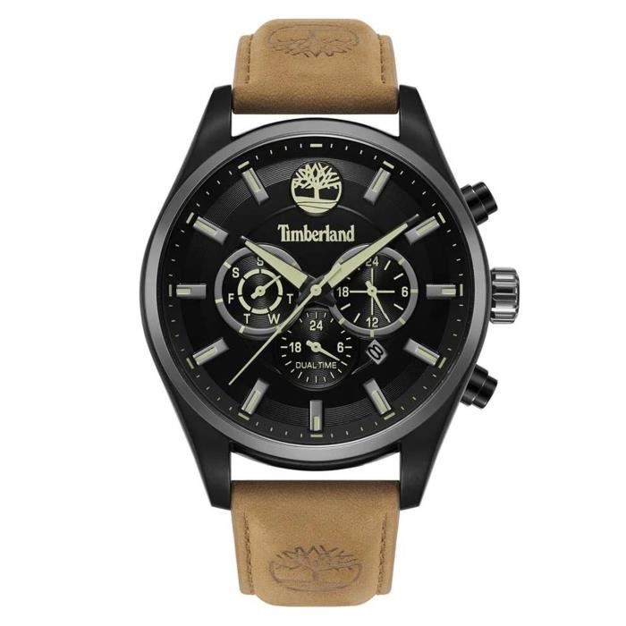 Bracelet cuir tissu homme TIMBERLAND Montre Timberland