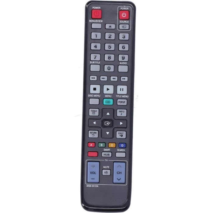 Telecomando Sostitutivo AK59-00104R Per TV Samsung - Compatibile Con BD-C5500, BD-C6500, BD-C6900, E Altri Modelli (Batterie Non Incluse)