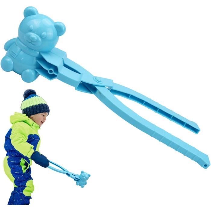 Moules Neige Enfants Kit Fabricant De Boules De Neige ACTOYS - 4 Pinces Fun Pour Enfants (Cœur, Canard, Dino, Astronaute) - /Plage Jeu Extérieur Hiver