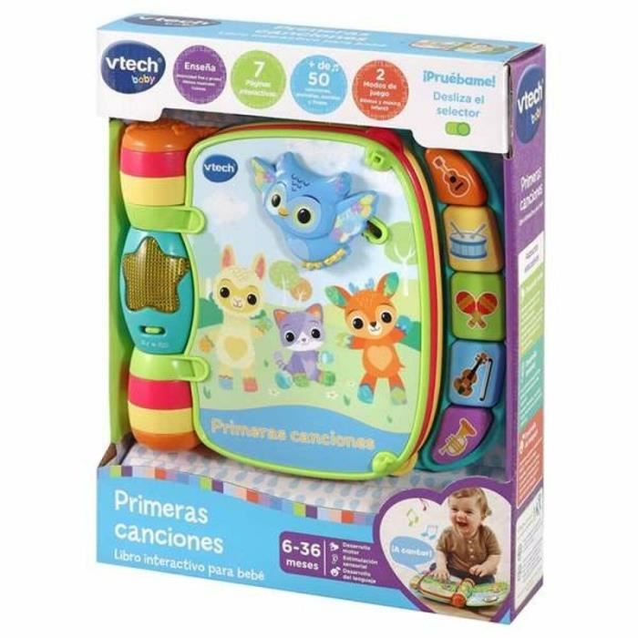 VTech - Premières chansons Livre interactif pour bébé, - 3480-166777