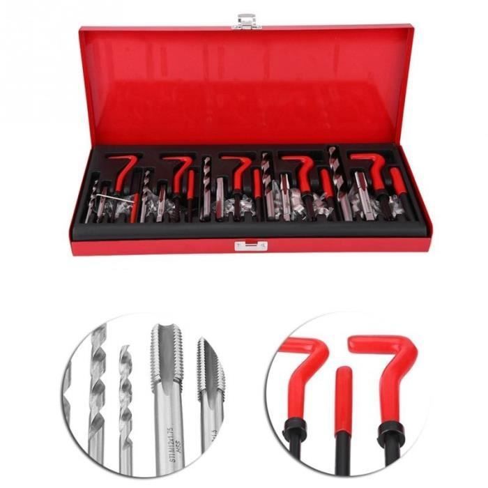 Coffret kit réparation filetage assortiment de M5 à M12 type Helicoil