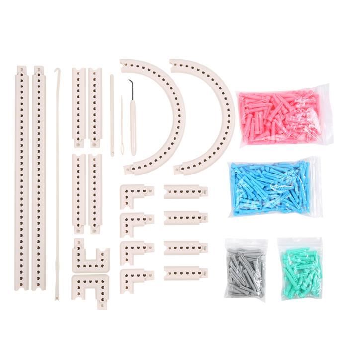 Kit Métier à Tisser LoomEEZ The Beadsmith - Japonais Réglable Avec Perles Miyuki, Fils Et Motifs Pour Bijoux
