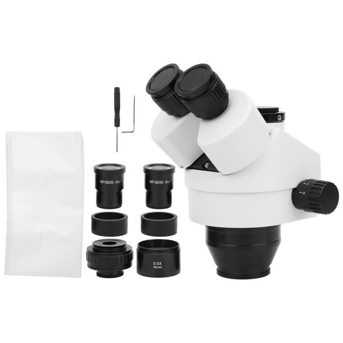 Microscope trinoculaire industriel stéréo KP-7045T05-0345 7X-45X pour ...