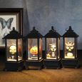 Lanterne LED pour Halloween - Lanterne décorative vintage - Lanternes d'intérieur décoratives pour cosplay et jeux d'anniversa[255]-1