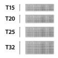 TROTEC Set de pointes pour agrafeuse type 47, L 15-32 mm (3000 pces)-1