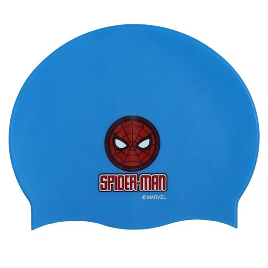 Bonnet De Bain En Silicone SPIDERBOY Pour Enfants 4-12 Ans - Bonnet De Natation Coloré Et Confortable