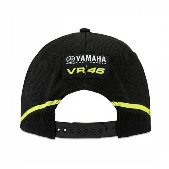 Valentino Rossi VR46 Moto GP M1 Black Line Yamaha Casquette Officiel 2018