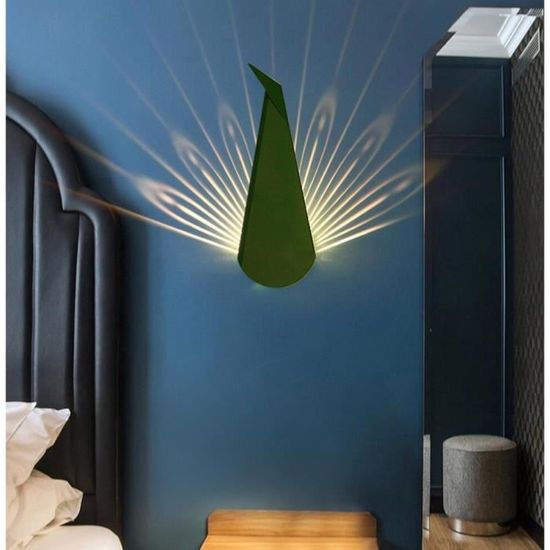 1pcs Applique Murale Interieur Led Pour Chambre Escalier Sallon Bureau Vert Achat Vente 1pcs Applique Murale Inter Soldes Cdiscount