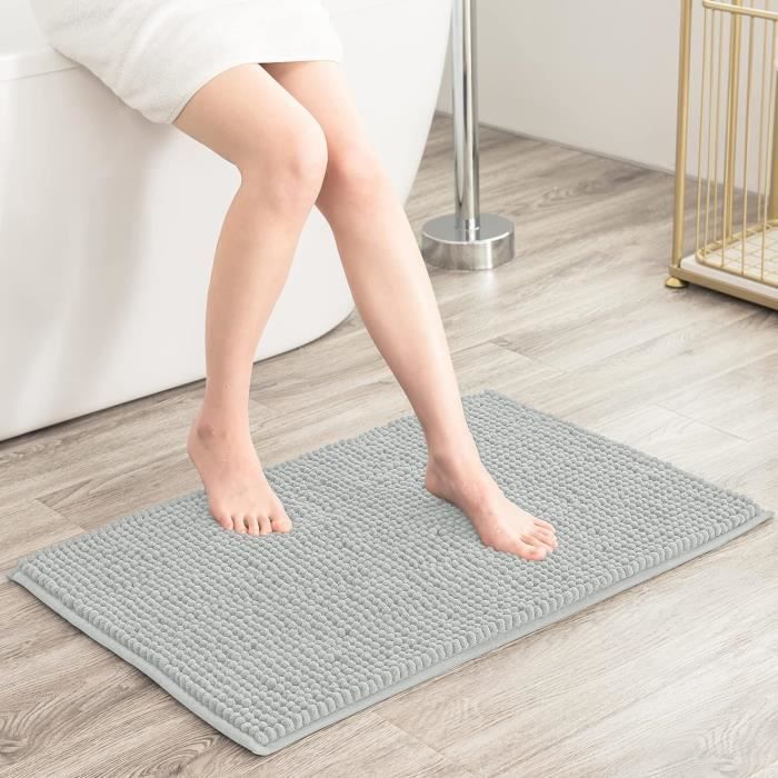 Tapis Salle De Bain Chat - Microfibre Absorbante - 50x80cm