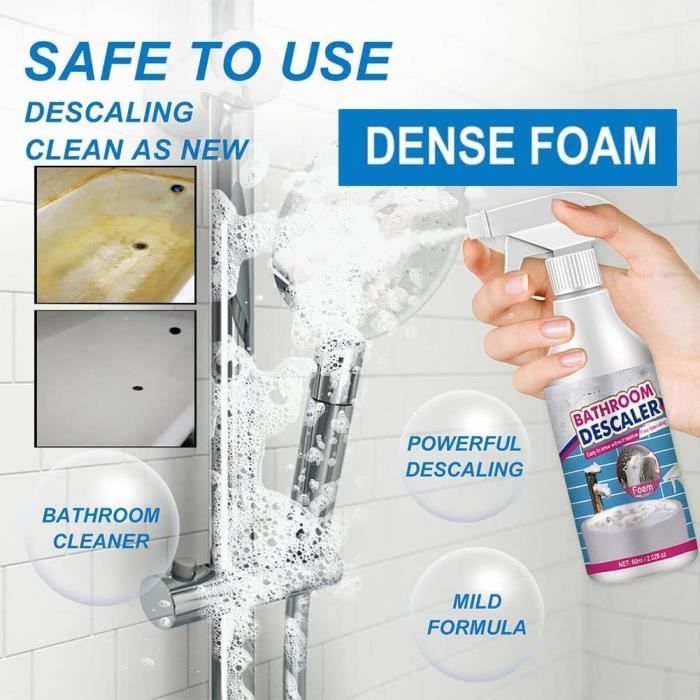 Stubborn Stains Cleaner, Bathroom Foam Cleaner Spray, Powerful Descaling  Cleaning Agent for Bathtub Toilet Bath Shower Sink Glass - Cdiscount Au  quotidien