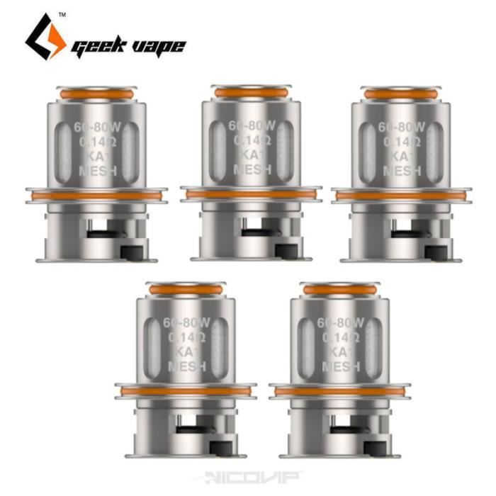 Pack 5 Rsistances Geek Vape Z Max M Serie ( Zeus Max ) - Single Mesh 0,14  Ohm - Cdiscount Au quotidien