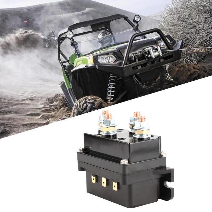 Relais Treuil Atv Utv Relais Treuil 12V 250A - Contacteur Solénoïde ATV/UTV - Pour Treuils 3000-5000lbs - Crics Hydrauliques Relais 250a Treuil