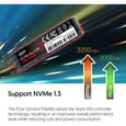 Disque SSD M.2 NVMe PCIe Gen 3x4 , 1To , Serie P34A80 , Vitesse de lecture 3400 Mo/s - SILICON POWER-2