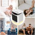 Mini Radiateur Soufflant, Ventilateur de Chauffage Mobile Portatif en Céramique pour Salon, Chambre et Bureau et Vent Naturel-2