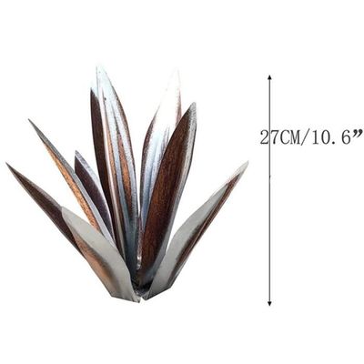 Sculpture Rustique De Tequila, Plante D'Agave En Métal Bricolage