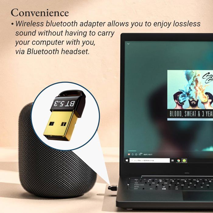 Begchy LY18 Récepteur Bluetooth 5.4 HiFi Sans Perte 6-en-1 – Adaptateur Audio USB/TF/Optique/AUX – Son Haute Qualité Pour TV, Ampli, Enceinte