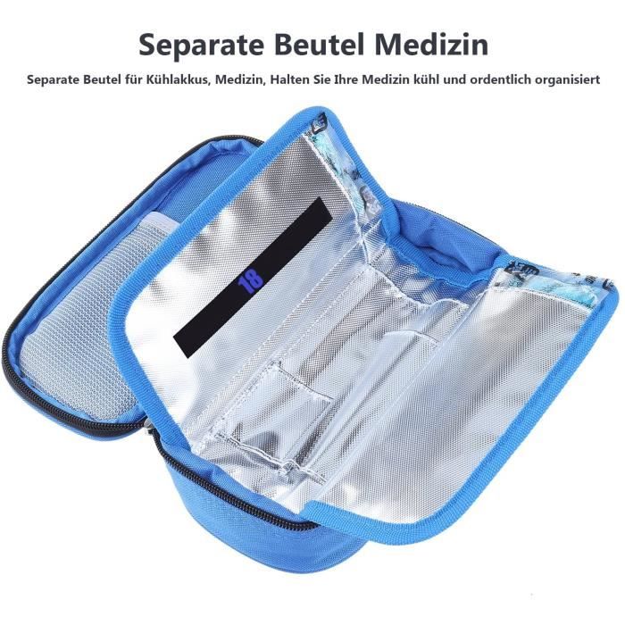 Sac isotherme Médicaments - Sac isotherme pour Diabète Insuline - Glacière  médicale 