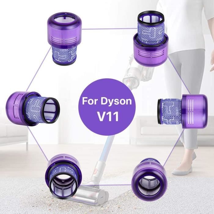 Dispositif de filtration moteur lavable pour Dyson V11 SV14 Cyclone Animals  Absolutely Aspirateur sans fil, Remplacer DY-970013-02, - Cdiscount  Electroménager