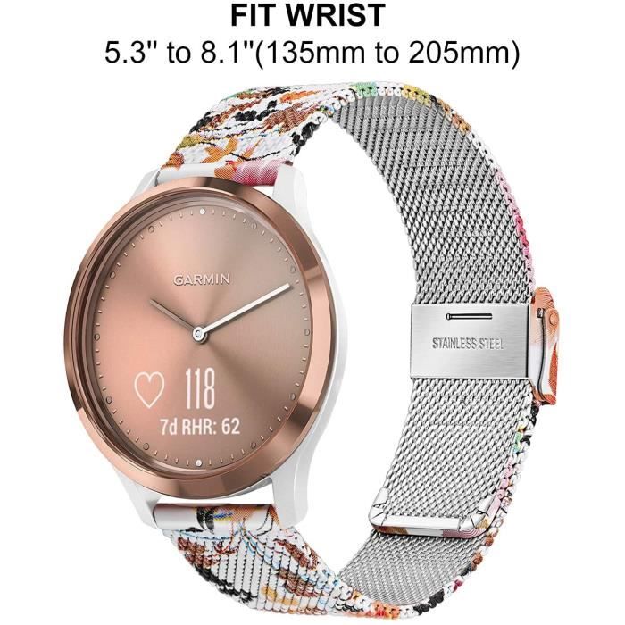 Remplacement pour Garmin Vivomove HR Sport Bande de Montre