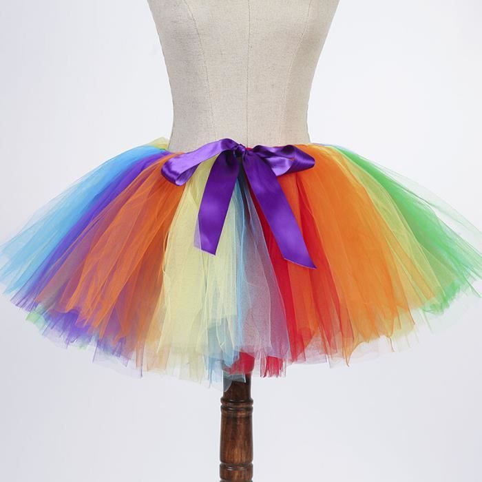Tutu arc en ciel femme store