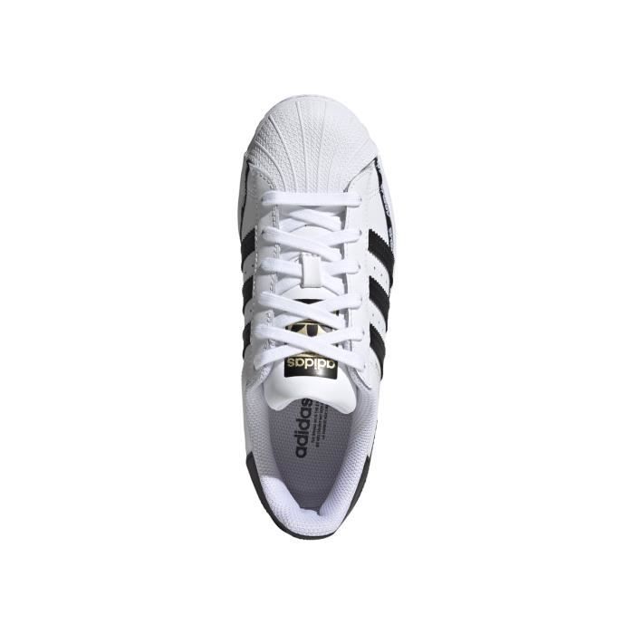 Basket adidas Originals SUPERSTAR Junior ADIDAS ORIGINALS Blanc Cuir Garcon Blanc Cdiscount Chaussures