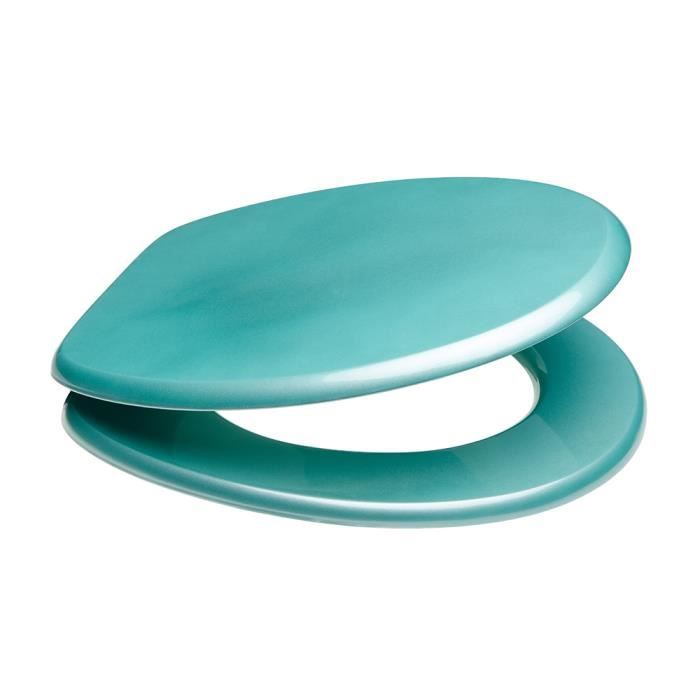 Abattant WC Turquoise scintillant Finition de haute qualit