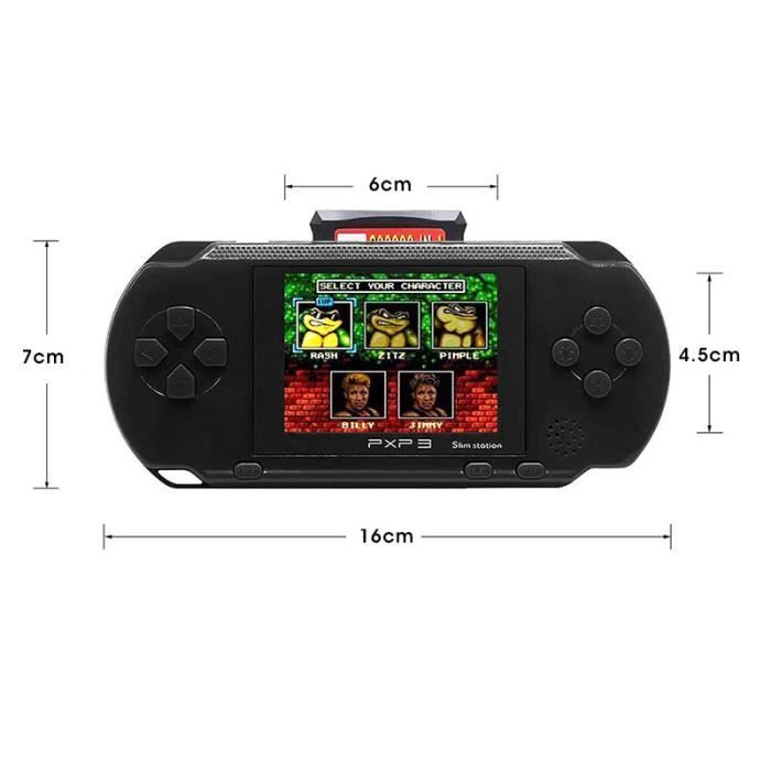 Console de jeux portable - PXP - 32 bits - 3000+ jeux rétro - 4.3 pouces -  8G - Noir - Cdiscount Jeux vidéo