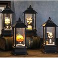 Lanterne LED pour Halloween - Lanterne décorative vintage - Lanternes d'intérieur décoratives pour cosplay et jeux d'anniversa[255]-3