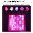 Kit Chambre de Culture Indoor 40x40x120cm LED 2000W Full Spectrum-3