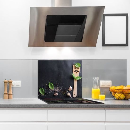 protection plaque en verre geant planche decouper splash back guard 60 cm x 52 cm grande universel economiseur de plan de cdiscount maison