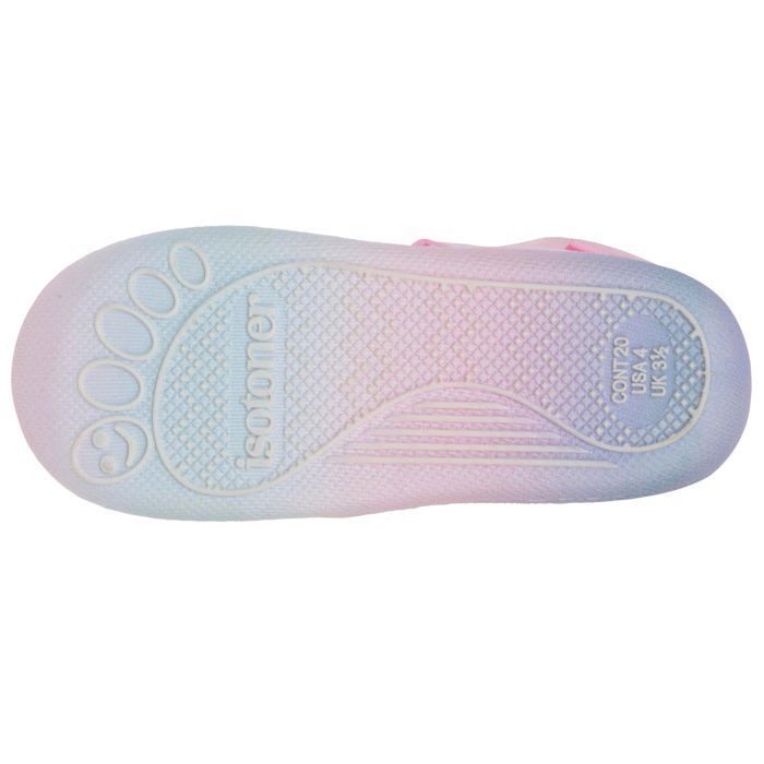Isotoner Chaussons Pantoufles Bottillons Bébé Fille à Zip, Faciles