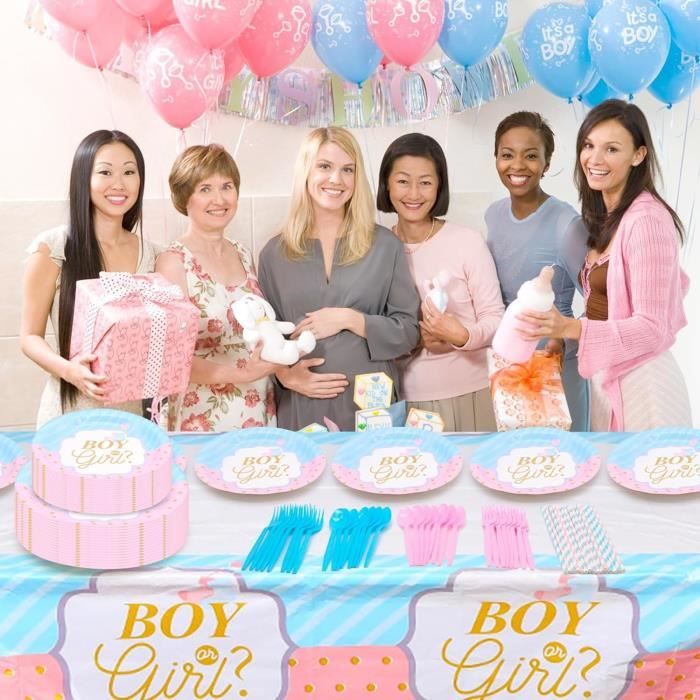 Lilo Stitch Thème Fête d'anniversaire Décoration Enfants Vaisselle jetable  Set Assiettes en papier Tasses Bannière Ballons Fournitures de Baby Shower