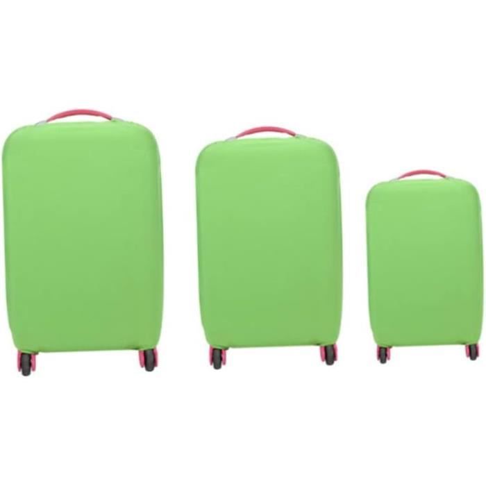 Housse Valise Cabine Rouge 29-32 Pouces - Couvre Bagage Anti-Poussière Avec Sangles - Protection Voyage Trolley
