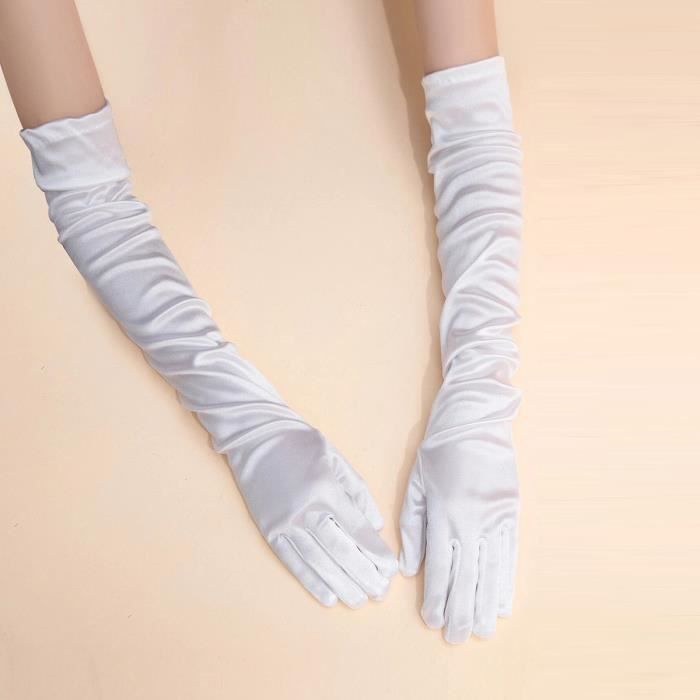 Gants blancs adulte - TU - Femme - Intérieur - Qualité supérieure -  Cdiscount Jeux - Jouets