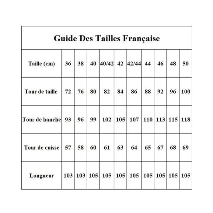 Guide Equivalence Taille 46 Pantalon Homme Guide Taille 32