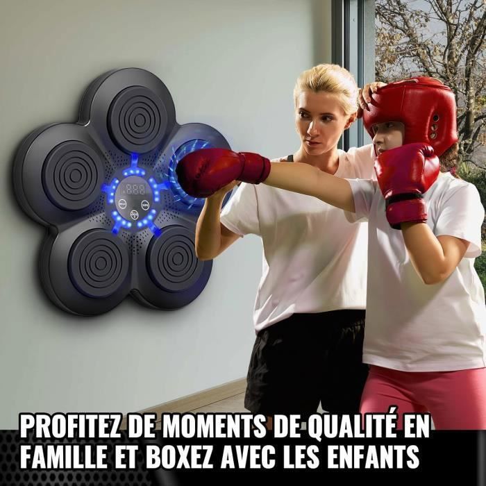 Smart Music Light Kid Punching Target Fitness Machine de jeu de boxe électroniqu