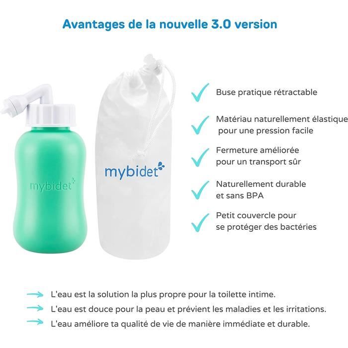 MYBIDET 3.0 originale bidet portable avec sac de transport