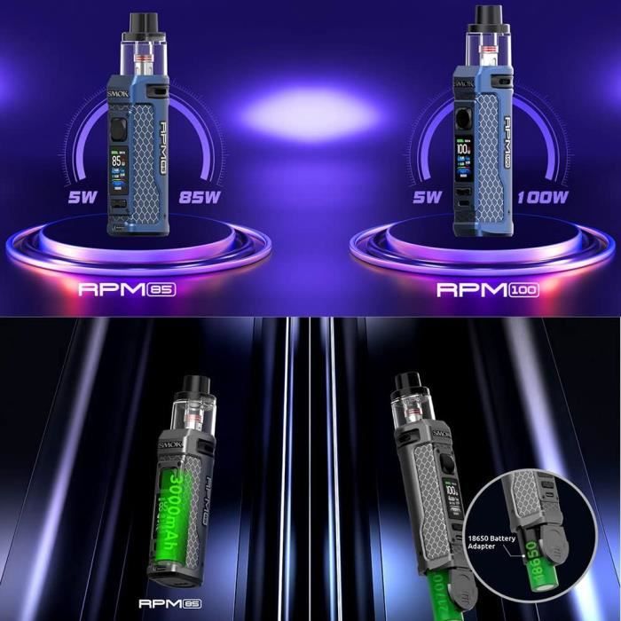 Original Rpm 85 Kit 3000Mah Battery 85W - Rpm 100 Kit 100W Mod Pod Fit ...