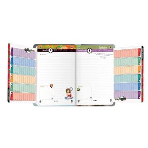 Agenda Scolaire 2024-2025 Oxford Magic - Format 12x18cm, 1 Jour Par Page - Couverture Anthracite Avec SCRIBZEE