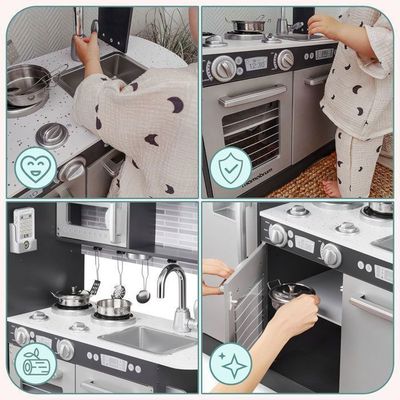 24 Pièces dinette Enfant Bois, ustensile Cuisine Enfant, Chef Jeu de Rôle Éducatifs de 3+ Ans,Accessoires de Cuisine, Jouets - Jeux - Jouets 24 Pièces dinette Enfant Bois, ustensile Cuisine Enfant, Chef Jeu de Rôle Éducatifs de 3+ Ans,Accessoires de Cuisine, Jouets - Jeux - Jouets