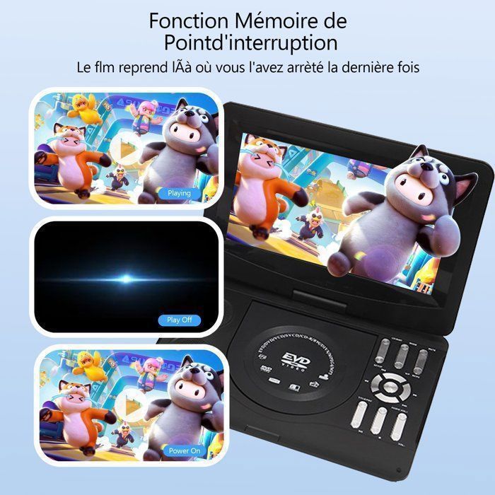 Lecteur De Livres Électroniques 5 Pouces HD - WiFi 8Go Android 5.1 Avec Haut-Parleur Et Caméra
