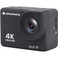 AGFA PHOTO Realimove AC9000 - Caméra d'Action Numérique étanche 30m (True 4K, EIS Anti-Shake, Angle 170°, Ecran LCD 2.0'', 18-0
