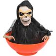 Cabilock Bol à Bonbons Squelette D'Halloween Avec Lumière Et