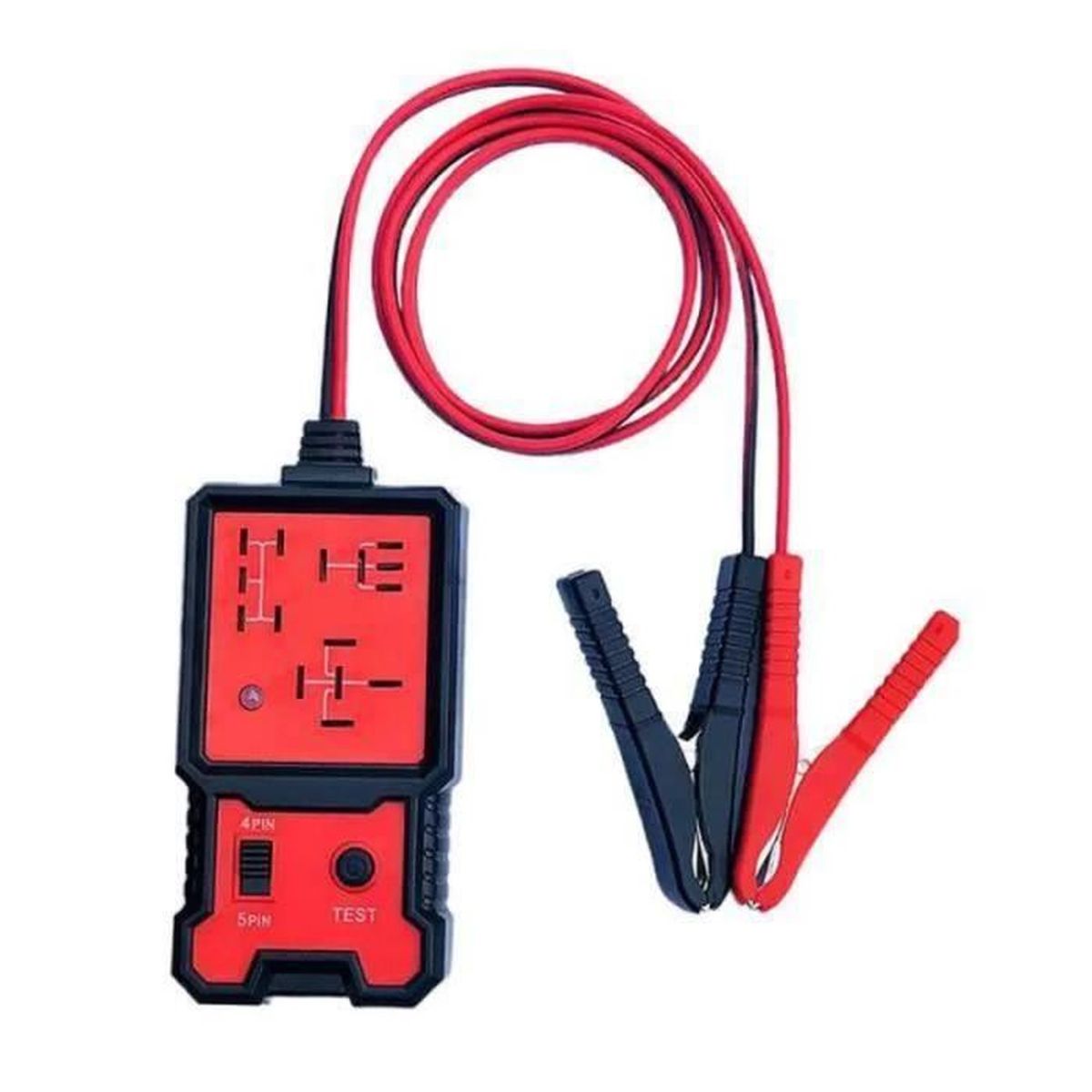 Testeur De Relais Automobile 12V CGEAMDY - Outil Diagnostic Pour Relais Et Batterie - Avec Clips Et LED