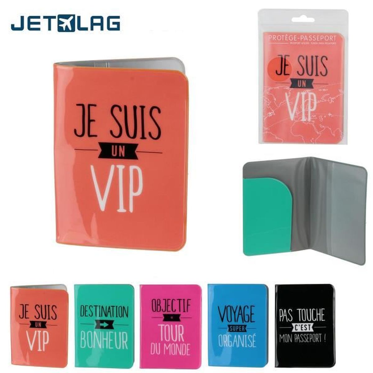 Protege Passeport Pochette Etui Protection Rangement Humour 5
