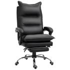 Vinsetto - fauteuil de bureau - PU - 66x72x122-130cm - Noir