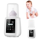 RITONDA Chauffe Biberon, Stérilisateur Biberon 6 en 1avec Minuterie Numérique Contrôle intelligent de la Température et Arrêt Automatique